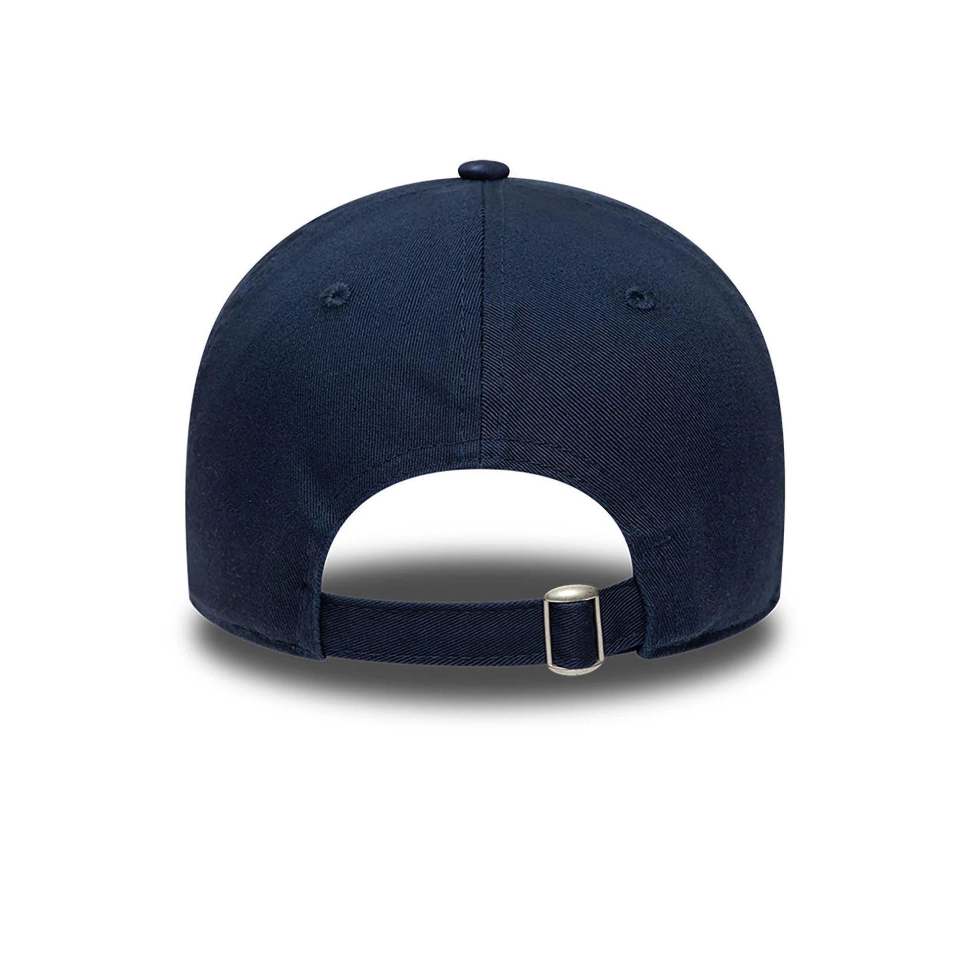 This is a New England Patriots NFL International Series Games 2024 Dark Blue 9TWENTY Adjustable Cap 4