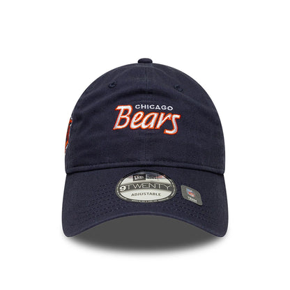 This is a Chicago Bears NFL International Series Games 2024 Navy 9TWENTY Adjustable Cap 2