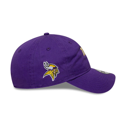 This is a Minnesota Vikings NFL International Series Games 2024 Purple 9TWENTY Adjustable Cap 6