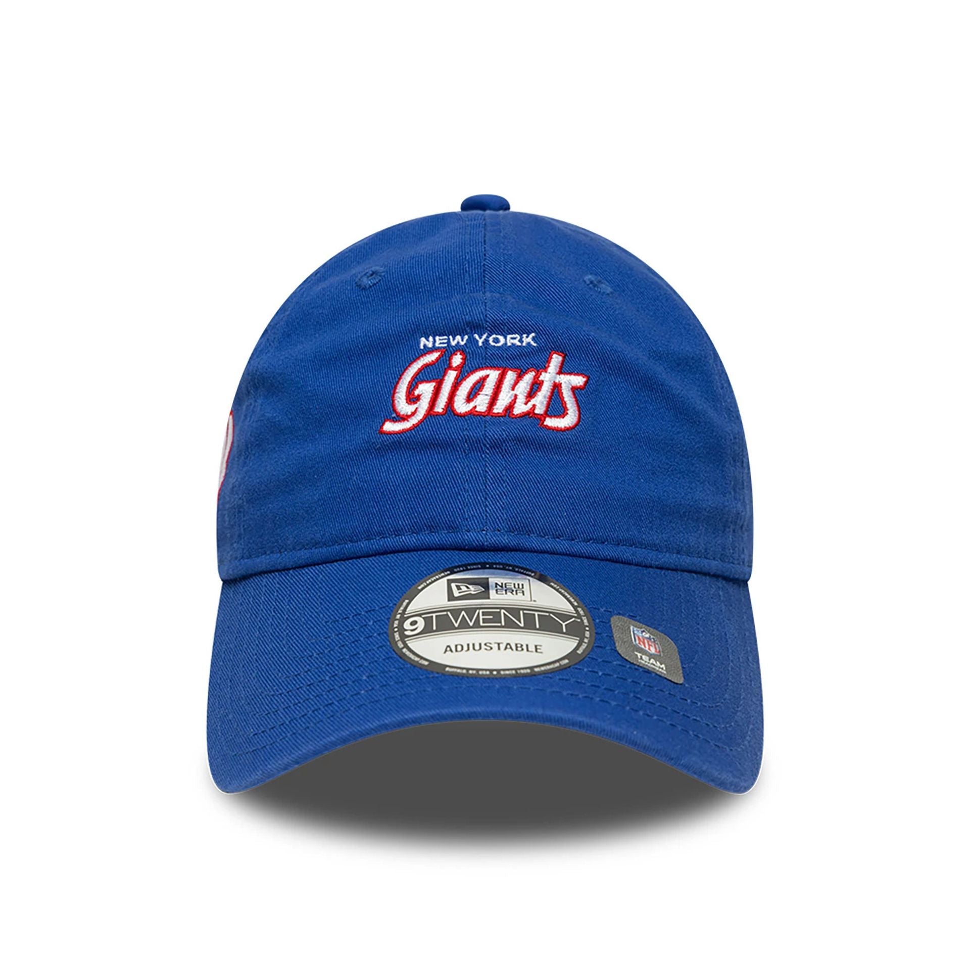 This is a New York Giants NFL International Series Games 2024 Blue 9TWENTY Adjustable Cap 2