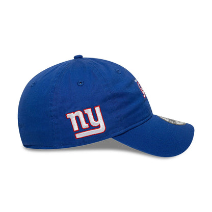 This is a New York Giants NFL International Series Games 2024 Blue 9TWENTY Adjustable Cap 6