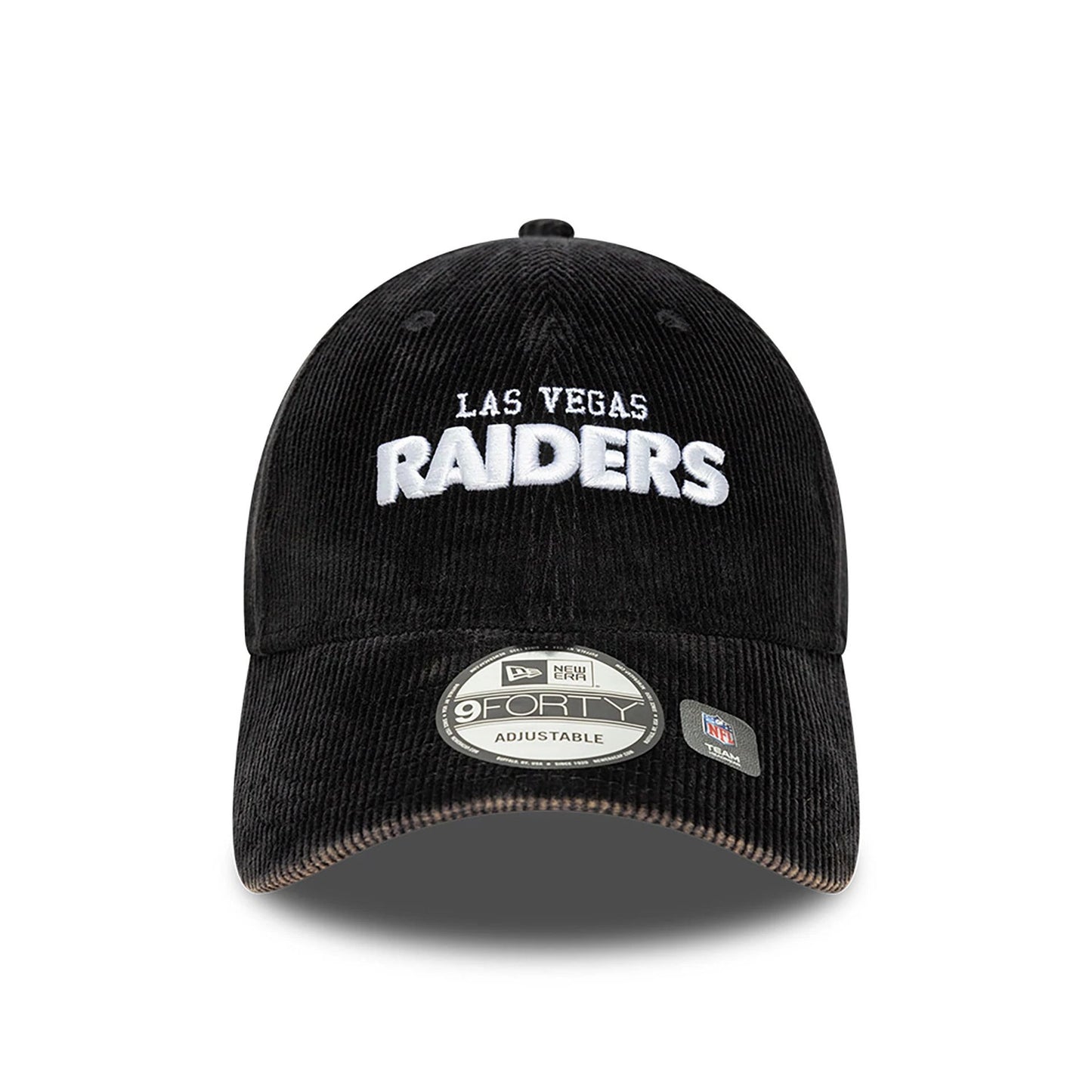 This is a Las Vegas Raiders NFL International Series Games 2024 Black 9FORTY Adjustable Cap 3