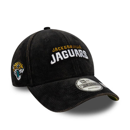 This is a Jacksonville Jaguars NFL International Series Games 2024 Black 9FORTY Adjustable Cap 1