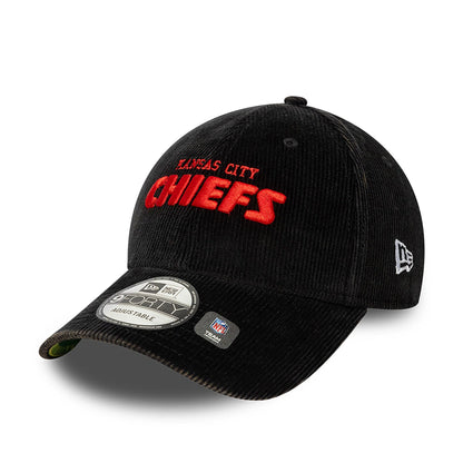 This is a Kansas City Chiefs NFL International Series Games 2024 Black 9FORTY Adjustable Cap 4