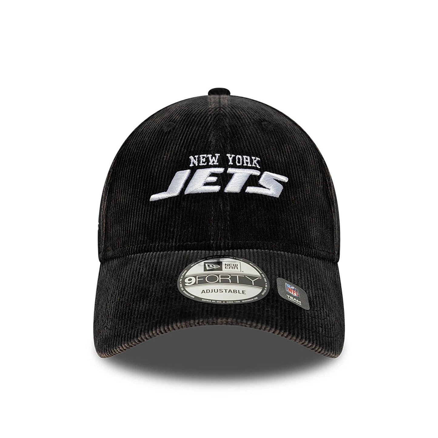 This is a New York Jets NFL International Series Games 2024 Black 9FORTY Adjustable Cap 3