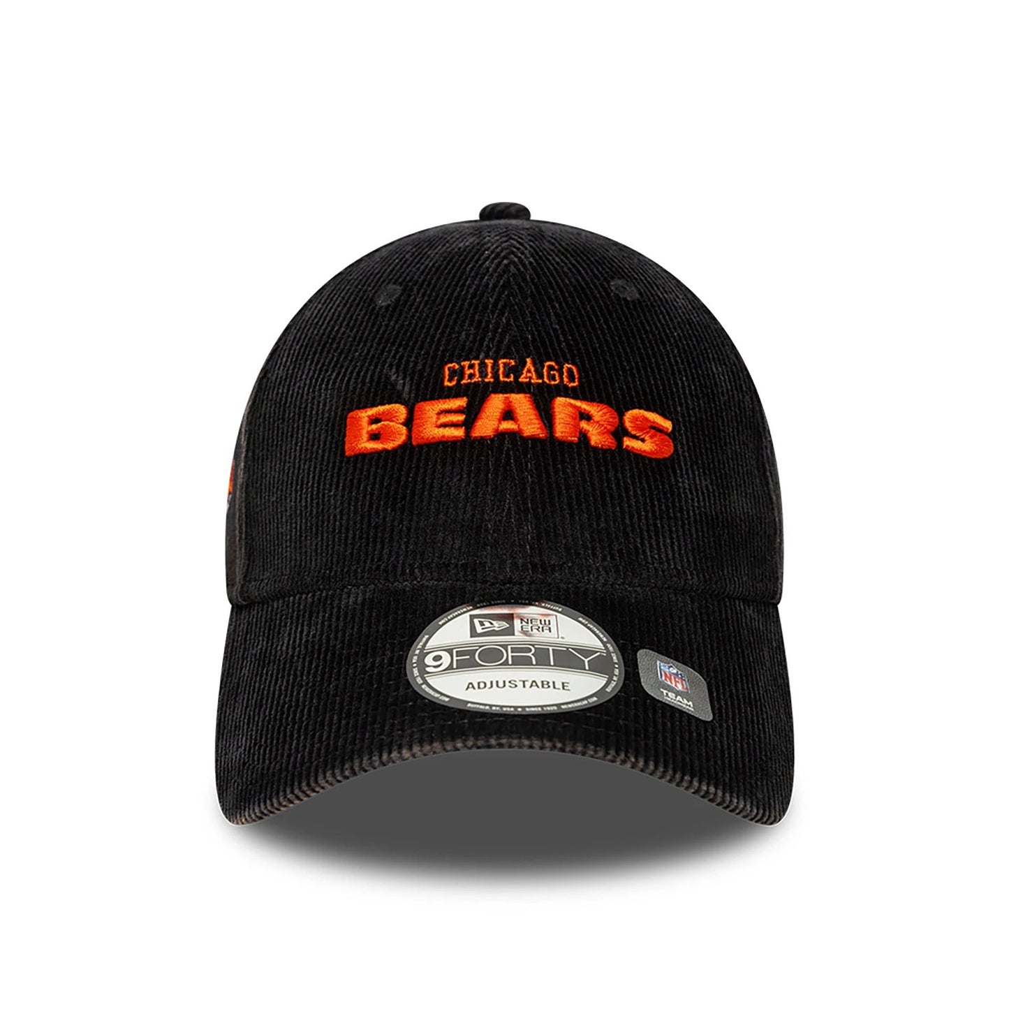 This is a Chicago Bears NFL International Series Games 2024 Black 9FORTY Adjustable Cap 3