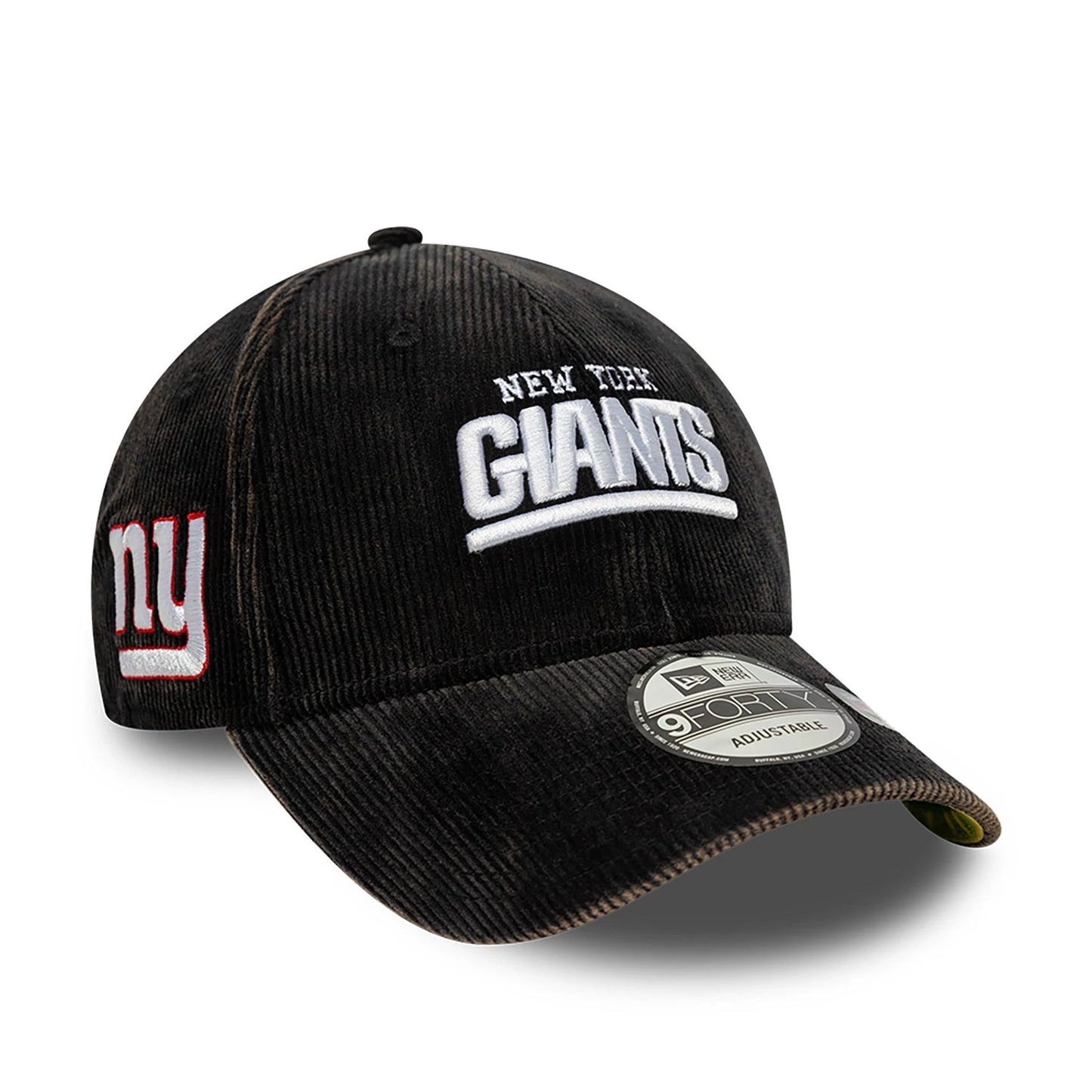 This is a New York Giants NFL International Series Games 2024 Black 9FORTY Adjustable Cap 1