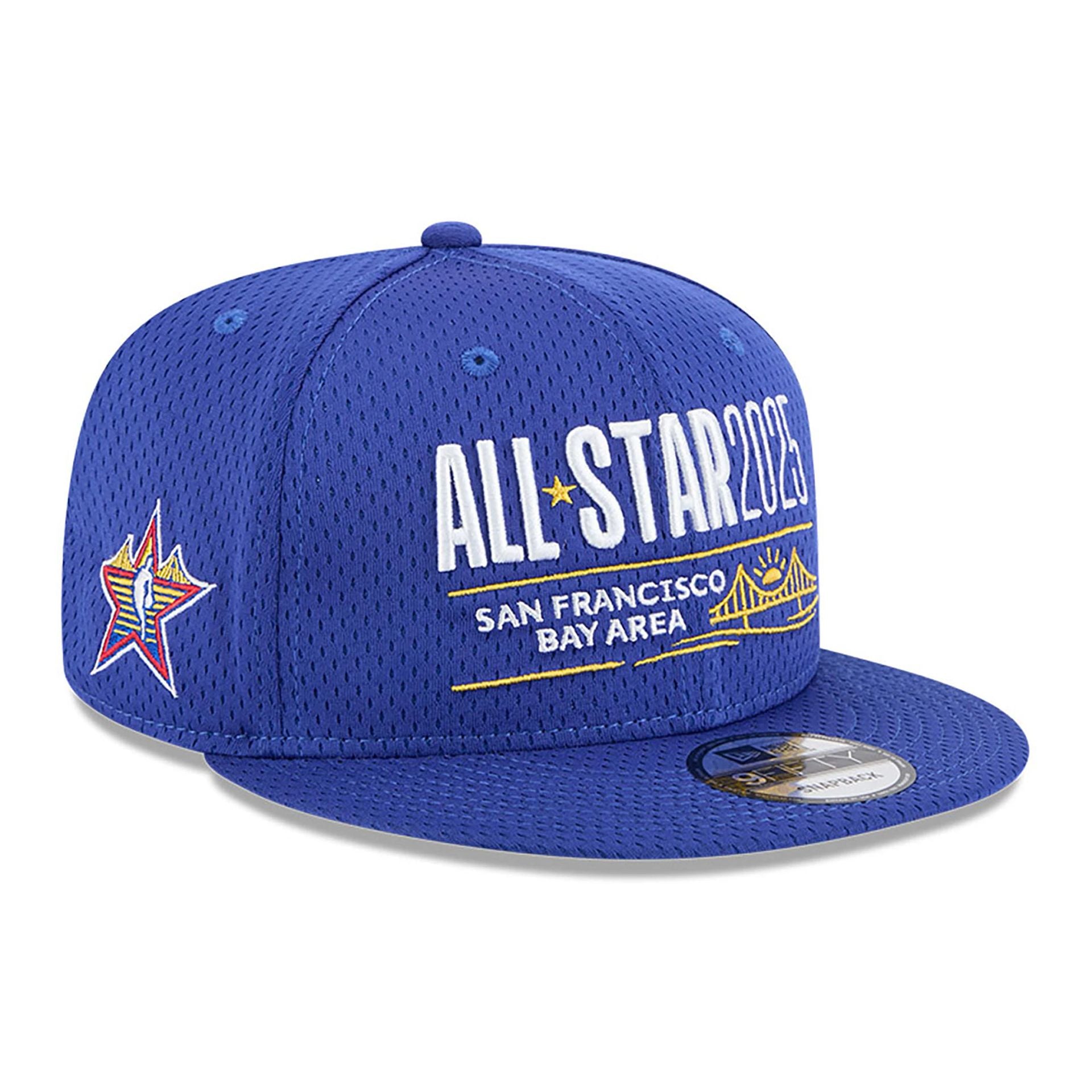 This is a NBA All Star Game 2025 Logo Blue 9FIFTY Snapback Cap 1