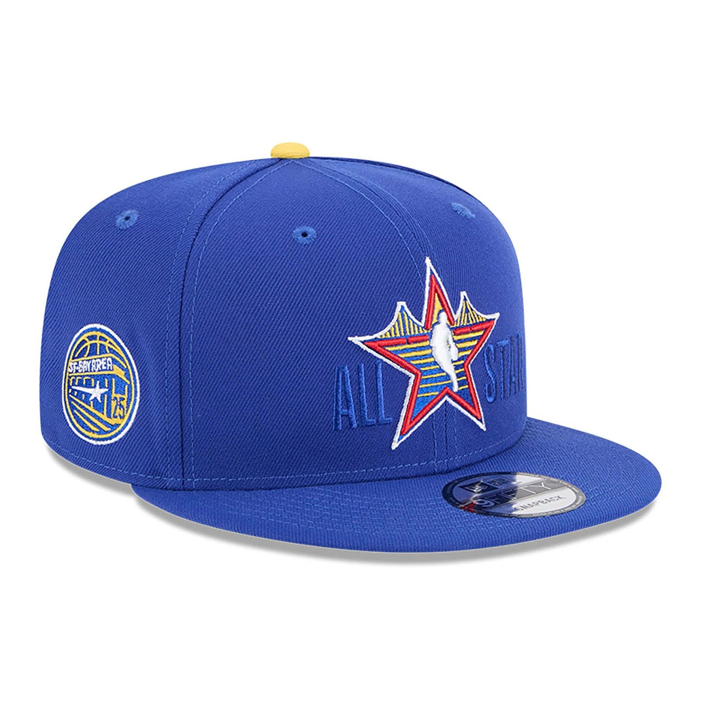 This is a NBA All Star Game 2025 Logo Blue 9FIFTY Snapback Adjustable Cap 1