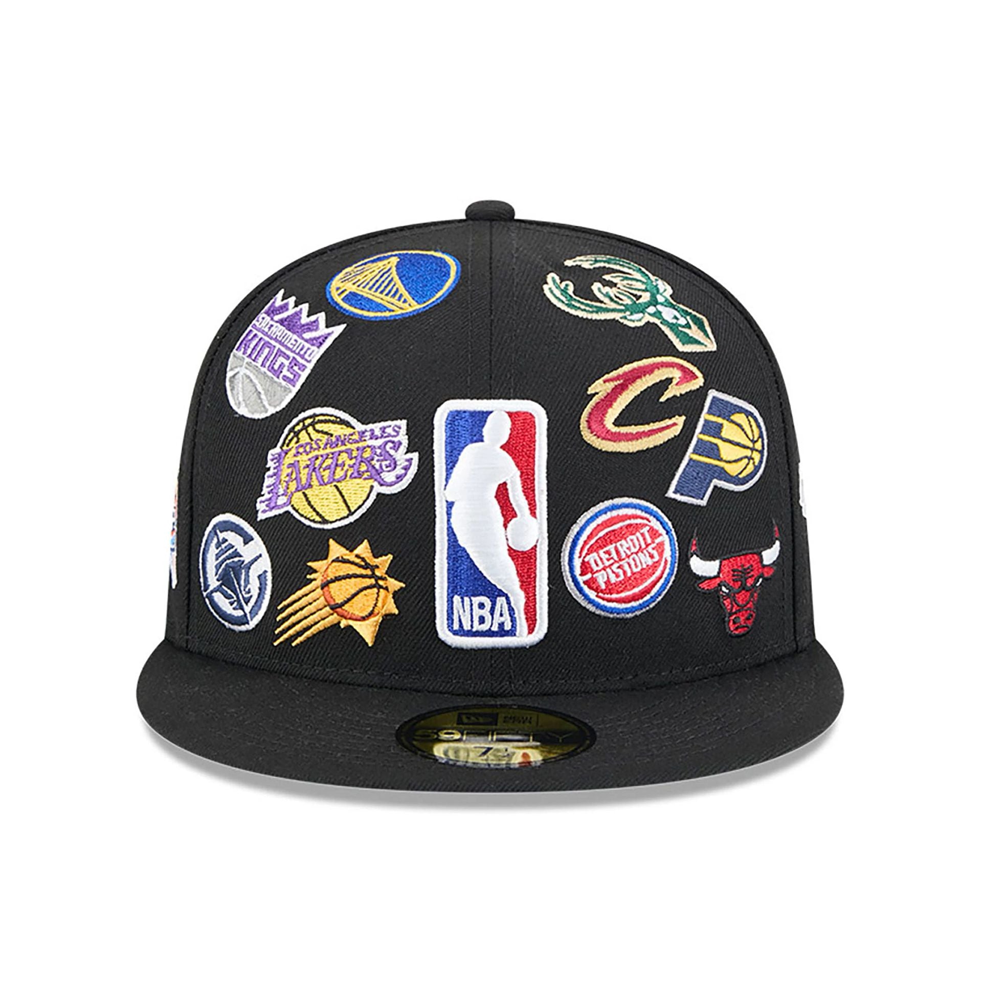 This is a NBA All Star Game 2025 Logo Black 59FIFTY Fitted Cap 3