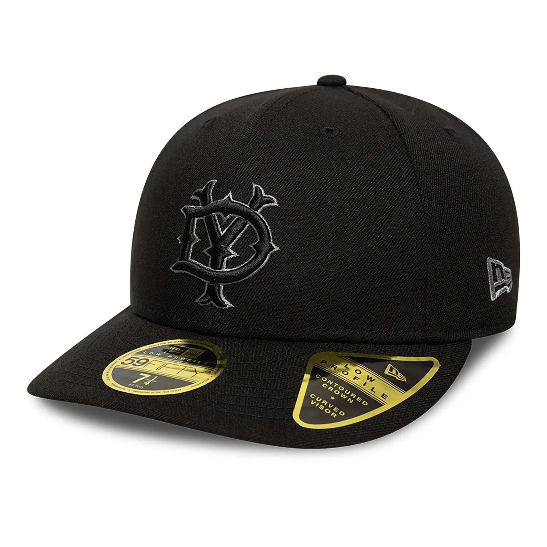 This is a LFDY x New Era Black Low Profile 59FIFTY Fitted Cap 1