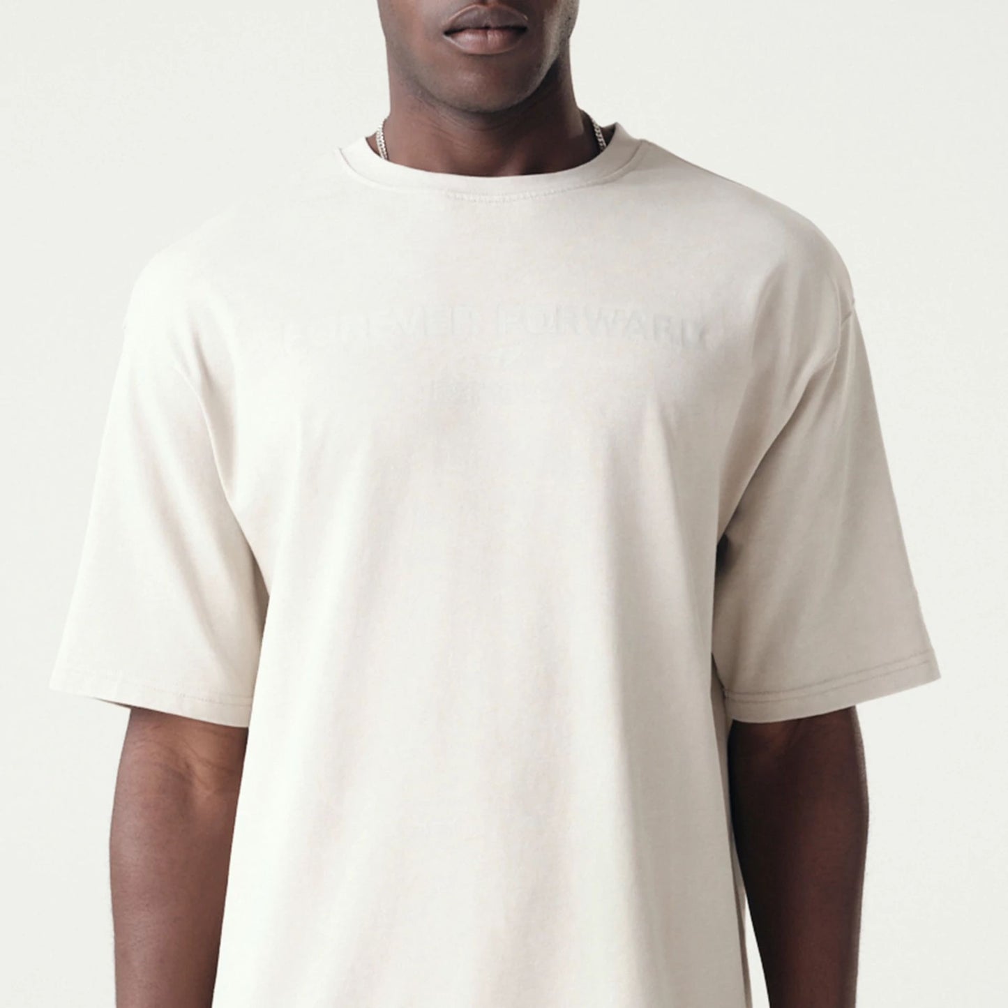 The Male model is wearing McLaren Racing Washed Pack Stone Oversized T-Shirt 3