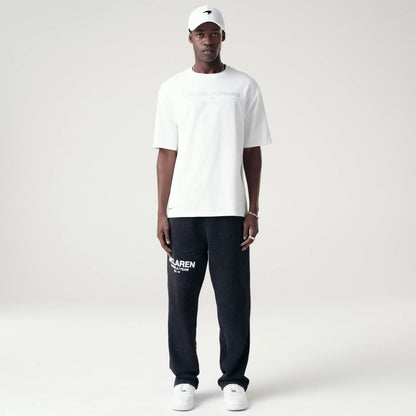 The Male model is wearing McLaren Racing Washed Pack White Oversized T-Shirt 8