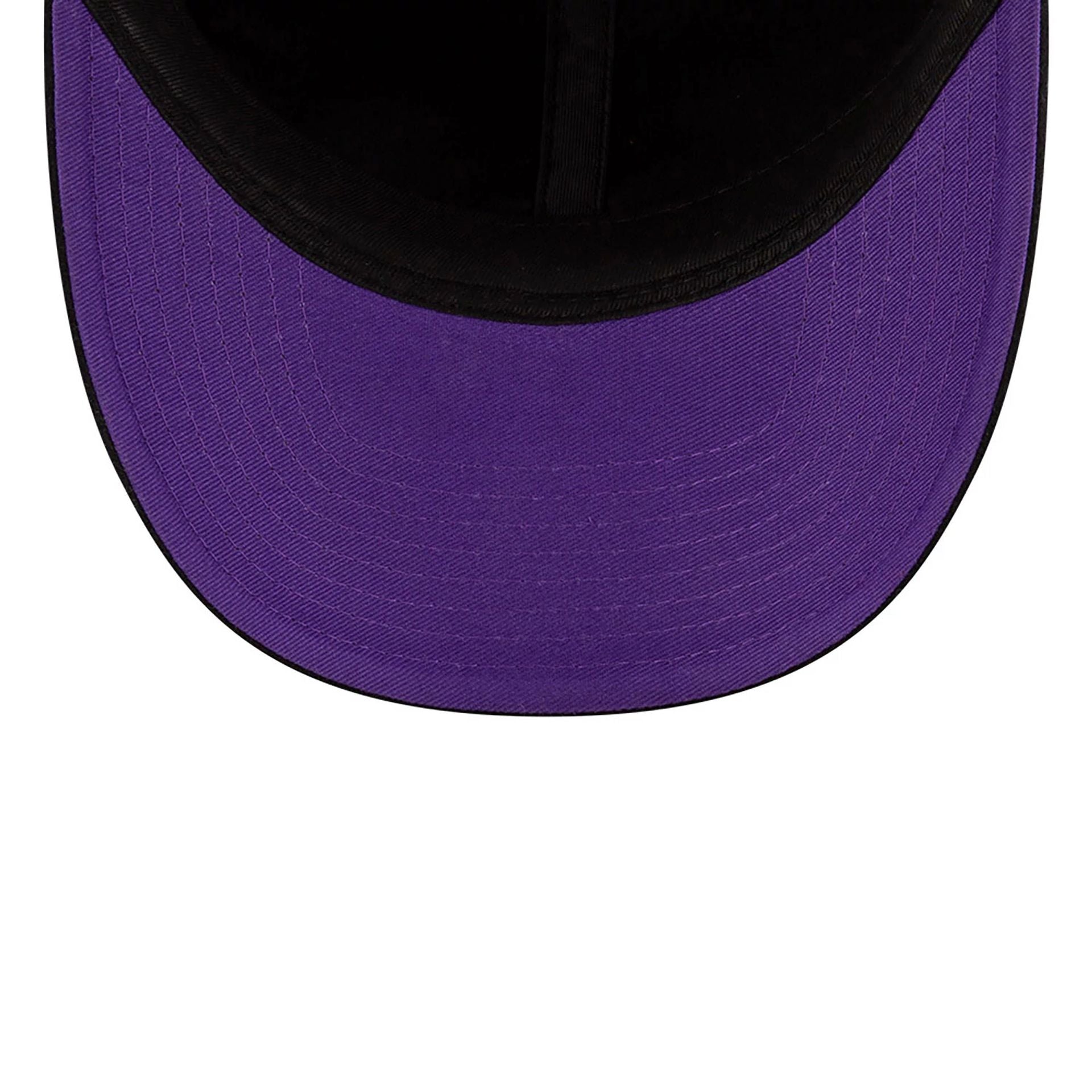 This is a Purple Label Ralph Lauren x MLB New York Yankees Purple Retro Crown 59FIFTY Fitted Cap 2