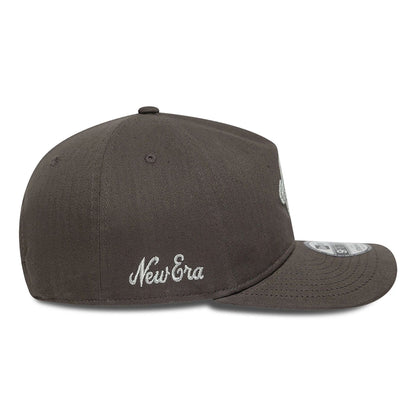 This is a New Era Tonal Cotton Dark Grey 9FIFTY A-Frame Adjustable Cap 6