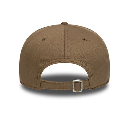 This is a New Era Tonal Cotton Pastel Brown 9FIFTY A-Frame Adjustable Cap 5