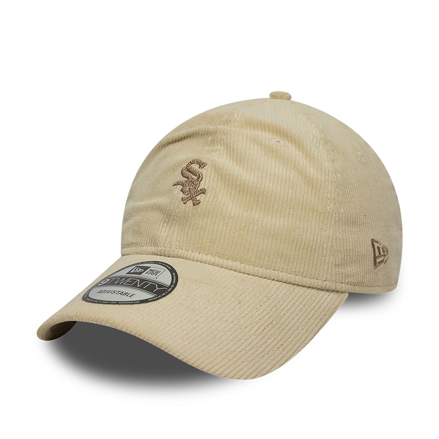 This is a Chicago White Sox Cord Light Beige 9TWENTY Adjustable Cap 3