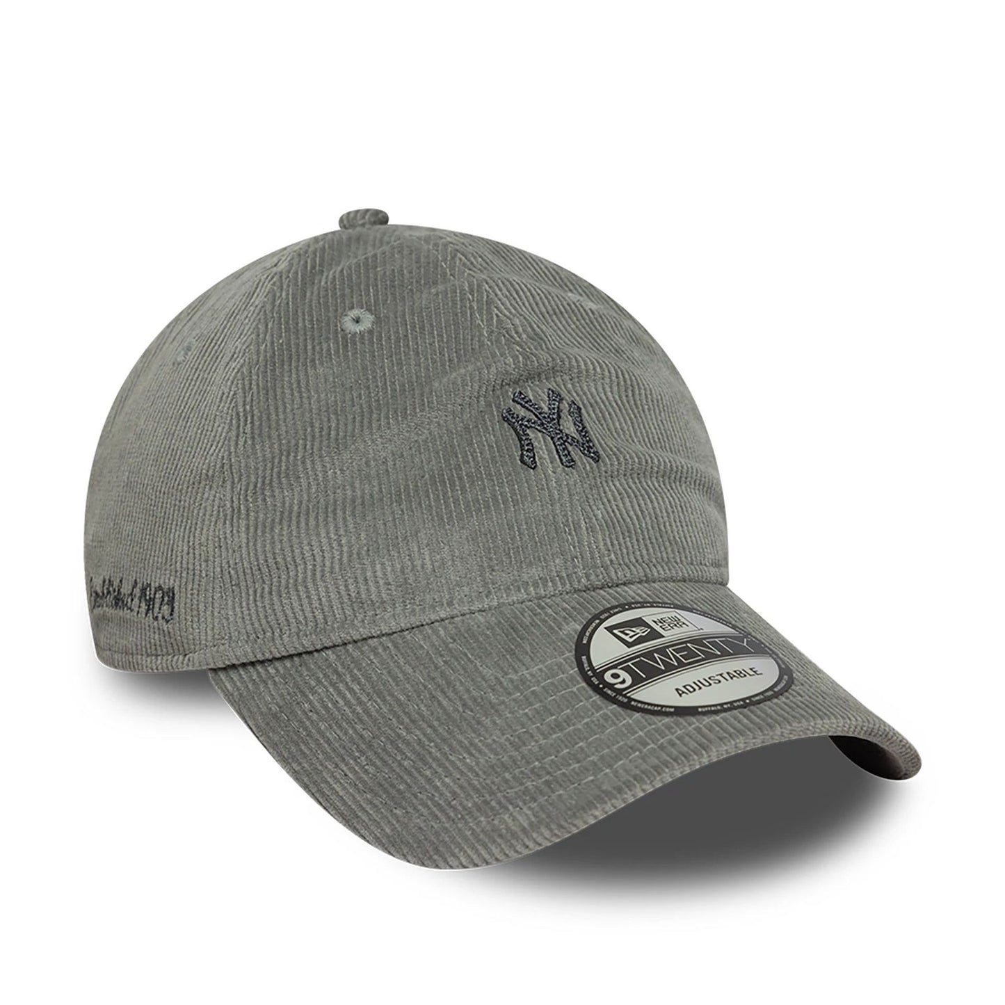 This is a New York Yankees Cord Grey 9TWENTY Adjustable Cap 1