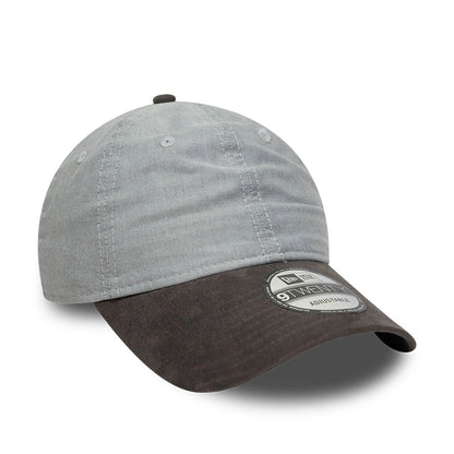 This is a New Era Chambray Grey 9TWENTY Adjustable Cap 4