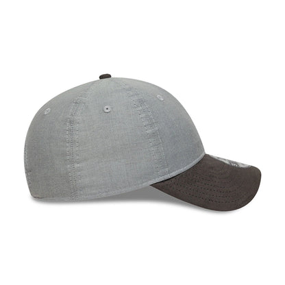 This is a New Era Chambray Grey 9TWENTY Adjustable Cap 6