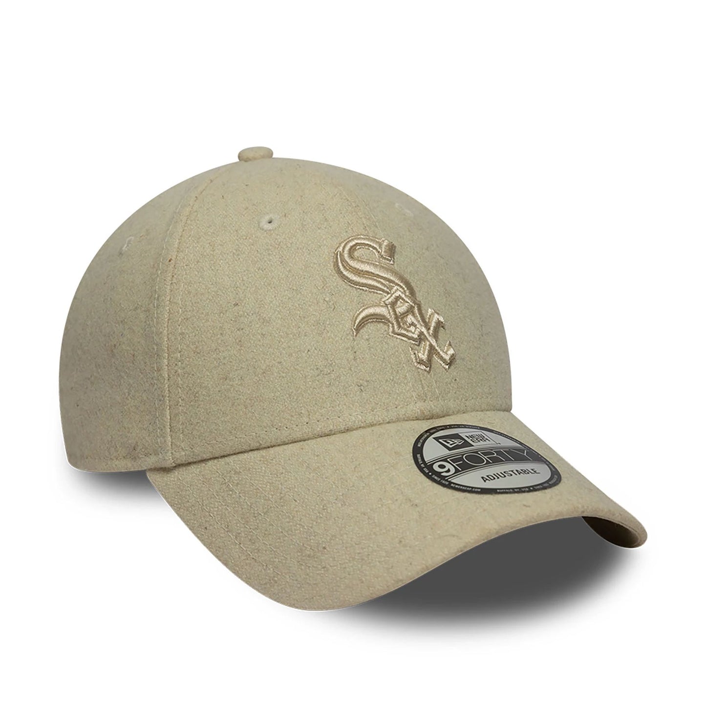 This is a Chicago White Sox Melton Light Beige 9FORTY Adjustable Cap 3