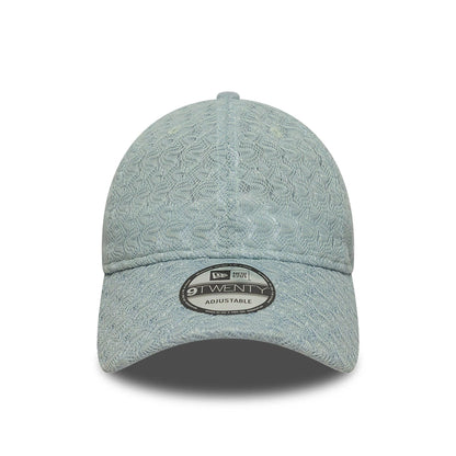 This is a New Era Lace Pastel Blue 9TWENTY Adjustable Cap 2