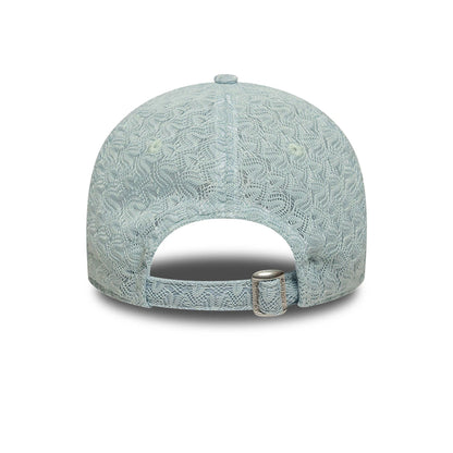 This is a New Era Lace Pastel Blue 9TWENTY Adjustable Cap 4