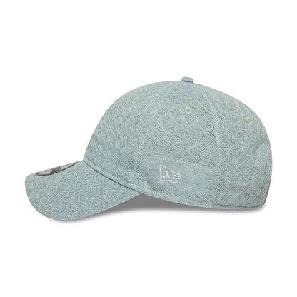 This is a New Era Lace Pastel Blue 9TWENTY Adjustable Cap 7