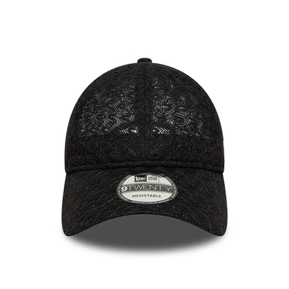 This is a New Era Lace Black 9TWENTY Adjustable Cap 2