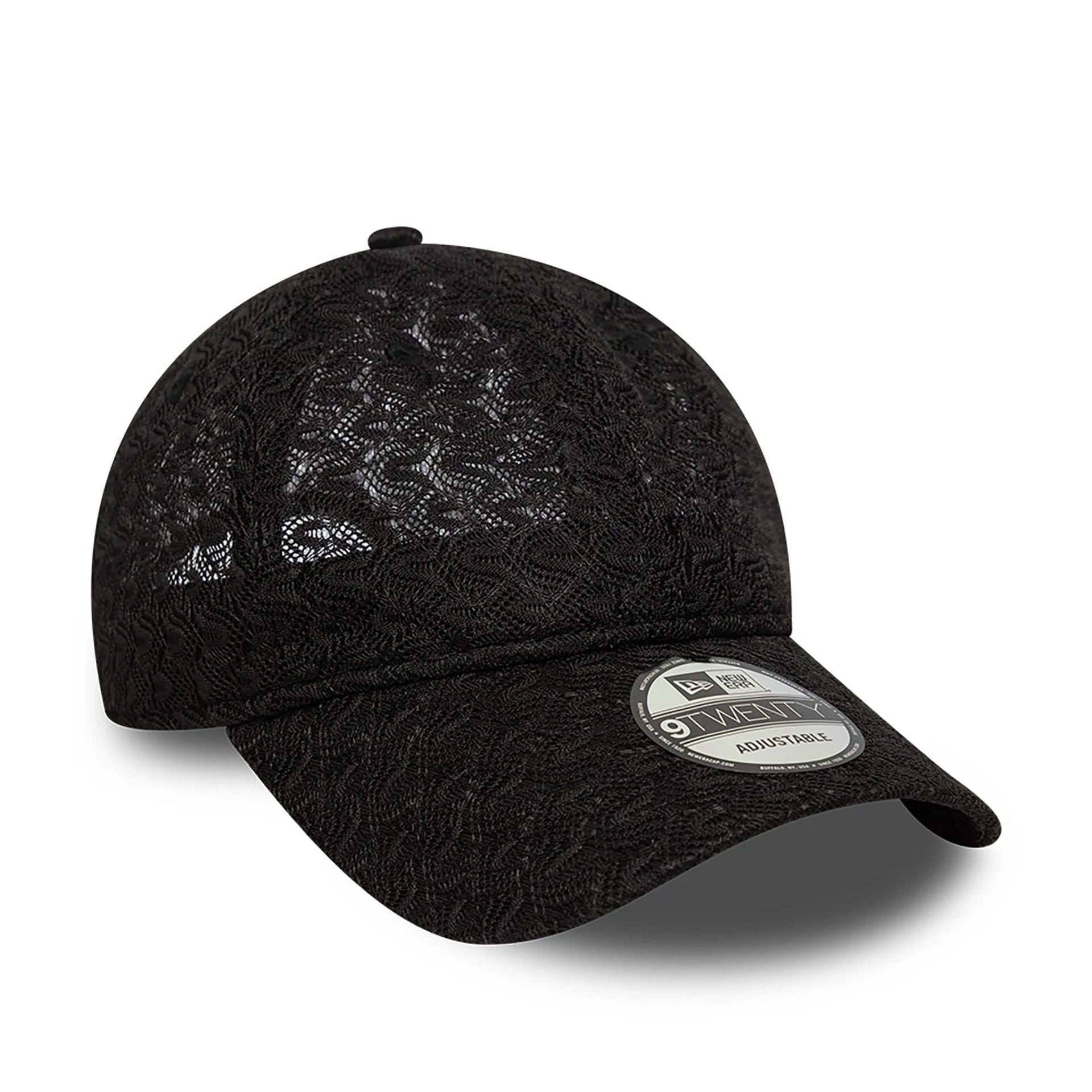 This is a New Era Lace Black 9TWENTY Adjustable Cap 3