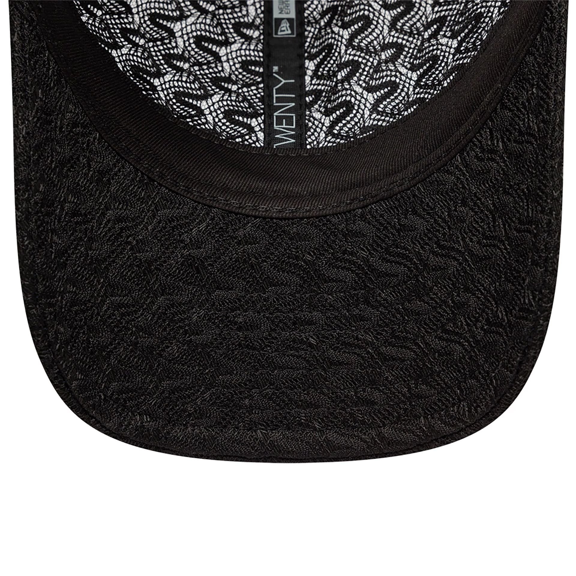 This is a New Era Lace Black 9TWENTY Adjustable Cap 5