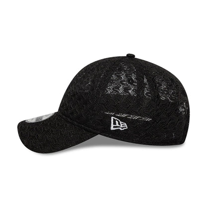 This is a New Era Lace Black 9TWENTY Adjustable Cap 7