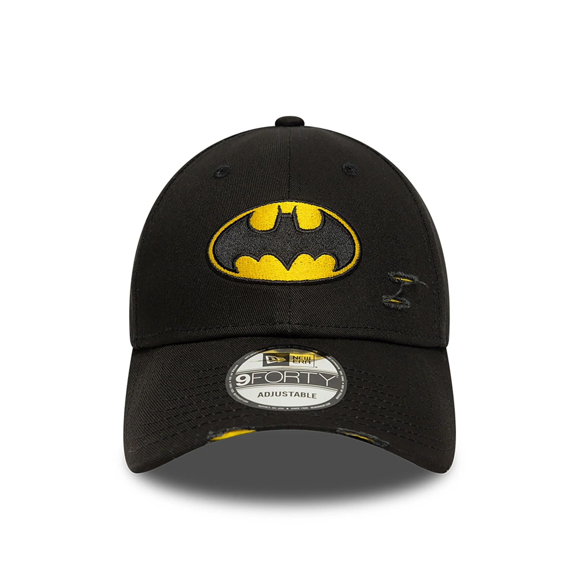 This is a Batman Distressed Black 9FORTY Adjustable Cap 2