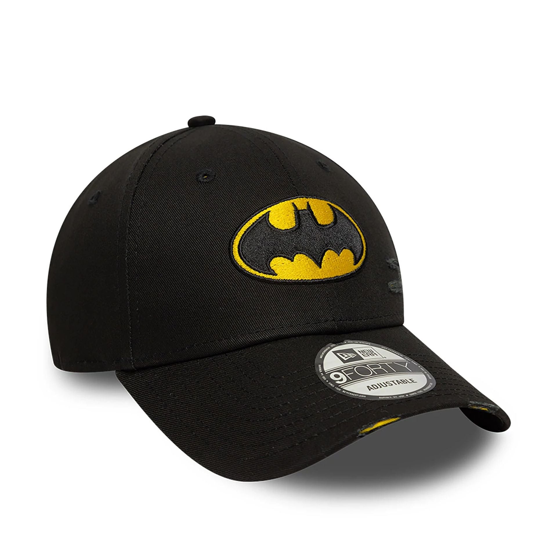 This is a Batman Distressed Black 9FORTY Adjustable Cap 3