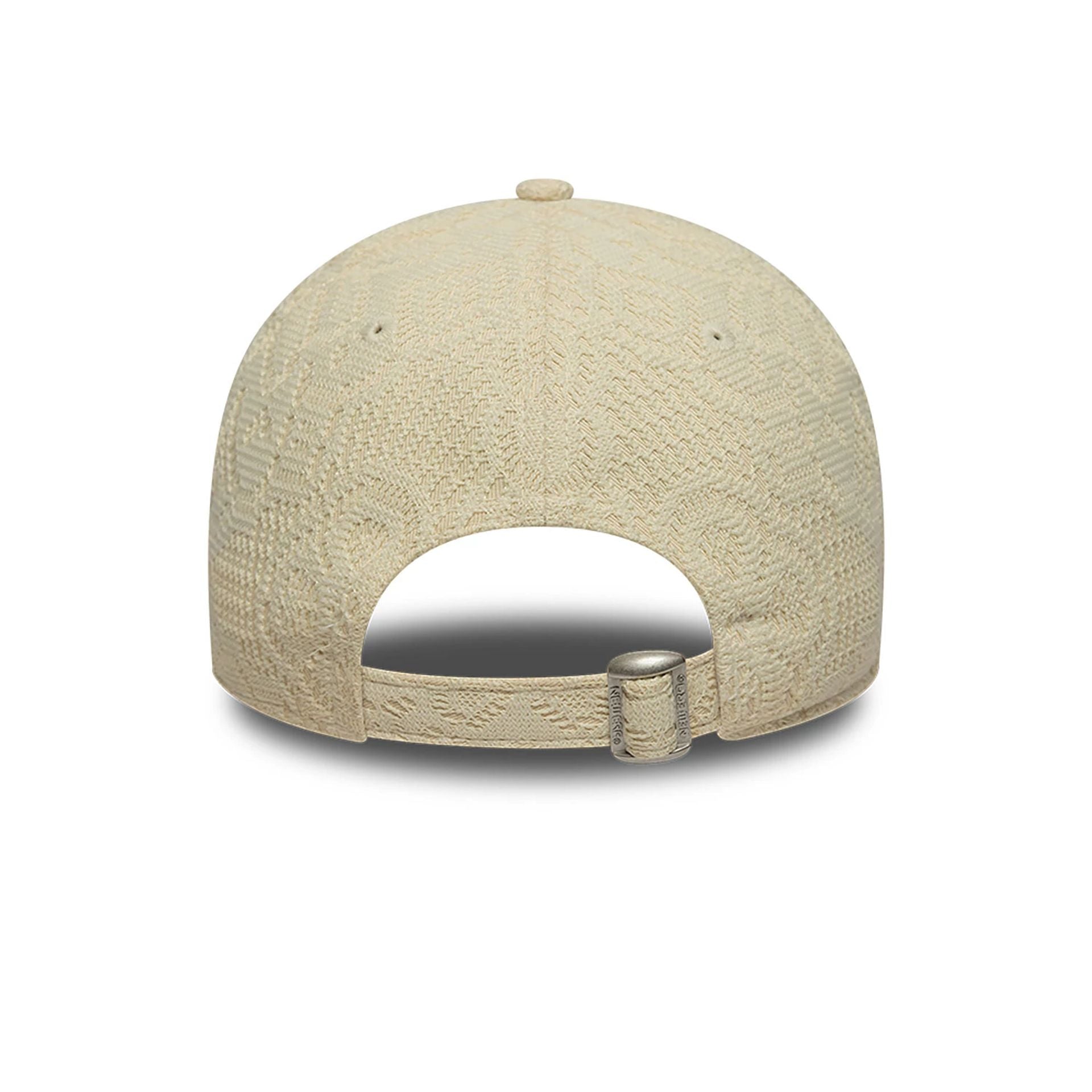 This is a New Era Neutral Lace Light Beige 9FORTY Adjustable Cap 4