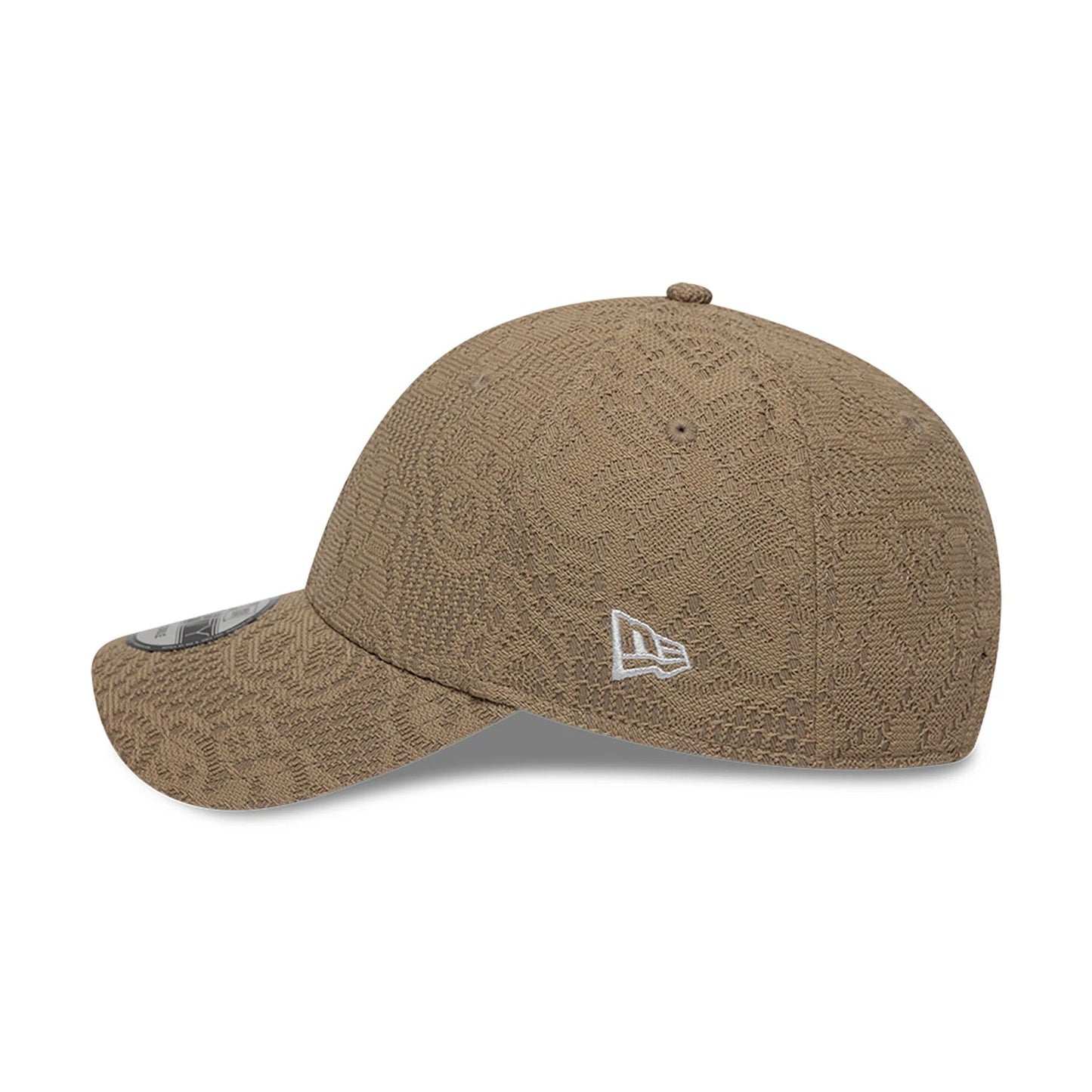 This is a New Era Neutral Lace Dark Beige 9FORTY Adjustable Cap 7