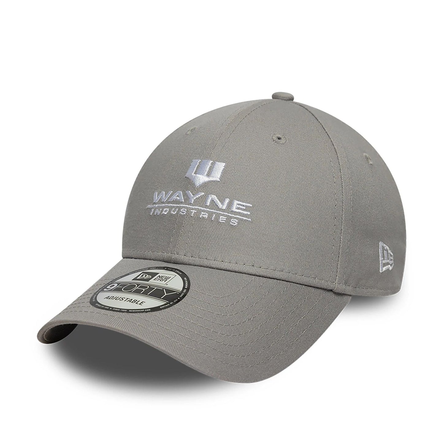 This is a Batman Wayne Industries Grey 9FORTY Adjustable Cap 1