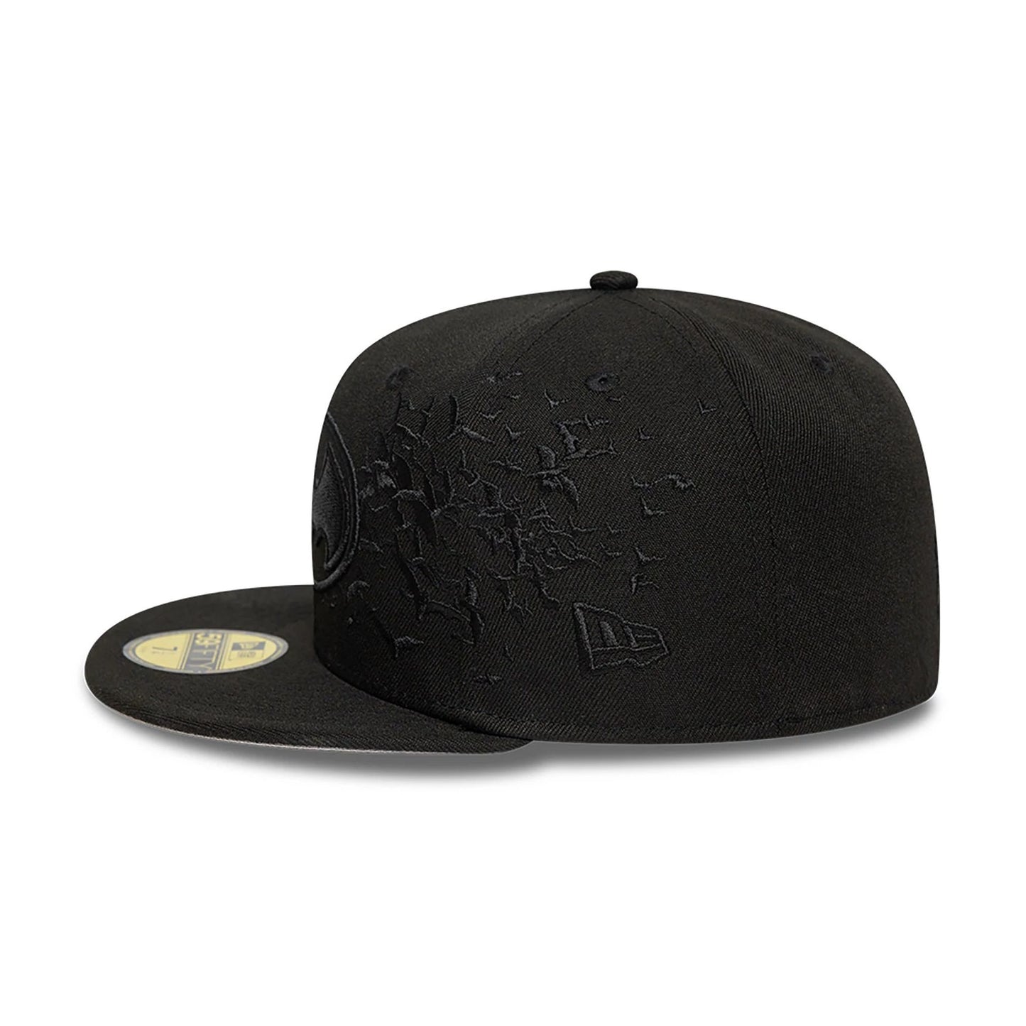 This is a Batman Bats Black 59FIFTY Fitted Cap 7