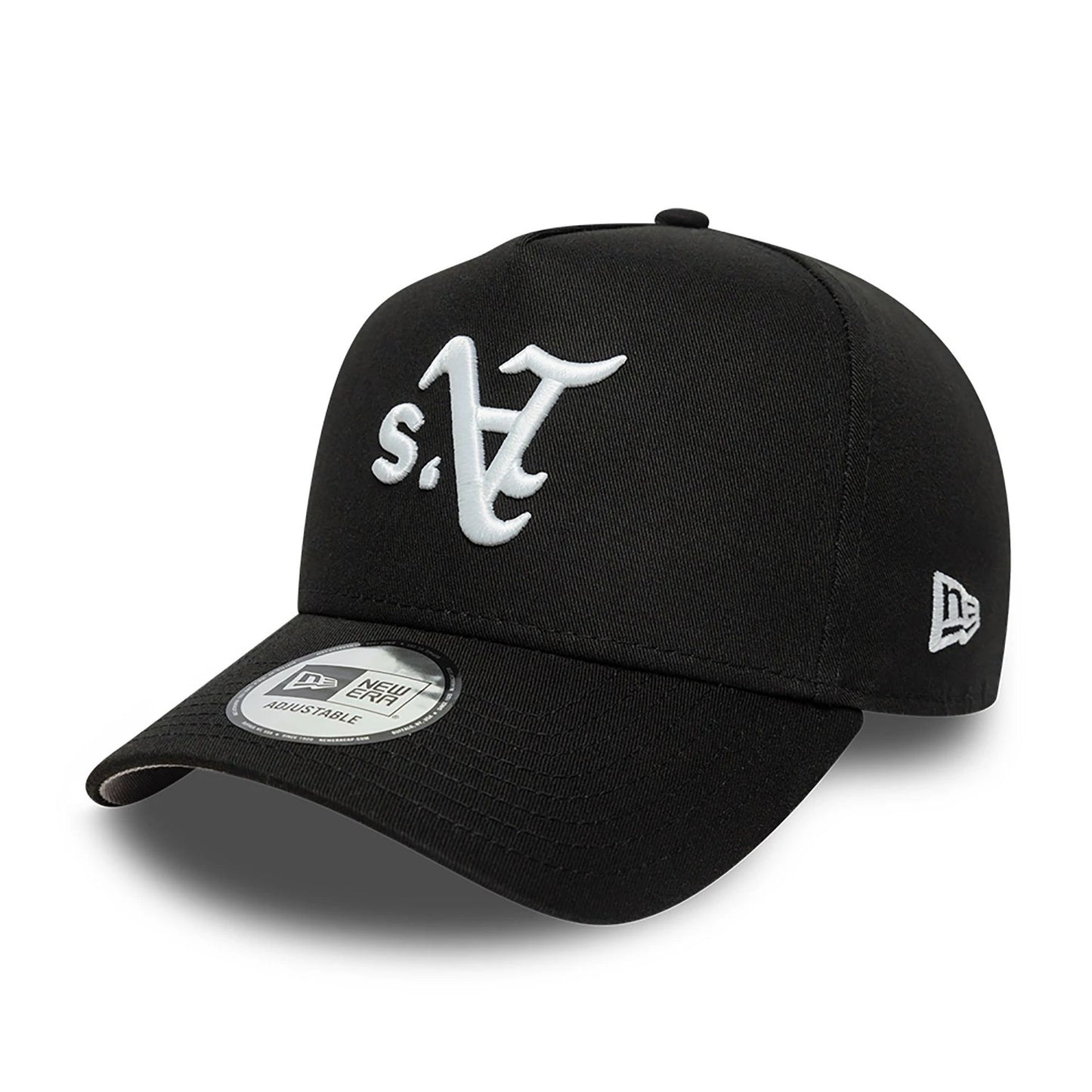 This is a Oakland Athletics Halloween Glow In The Dark Black 9FORTY A-Frame Adjustable Cap 4