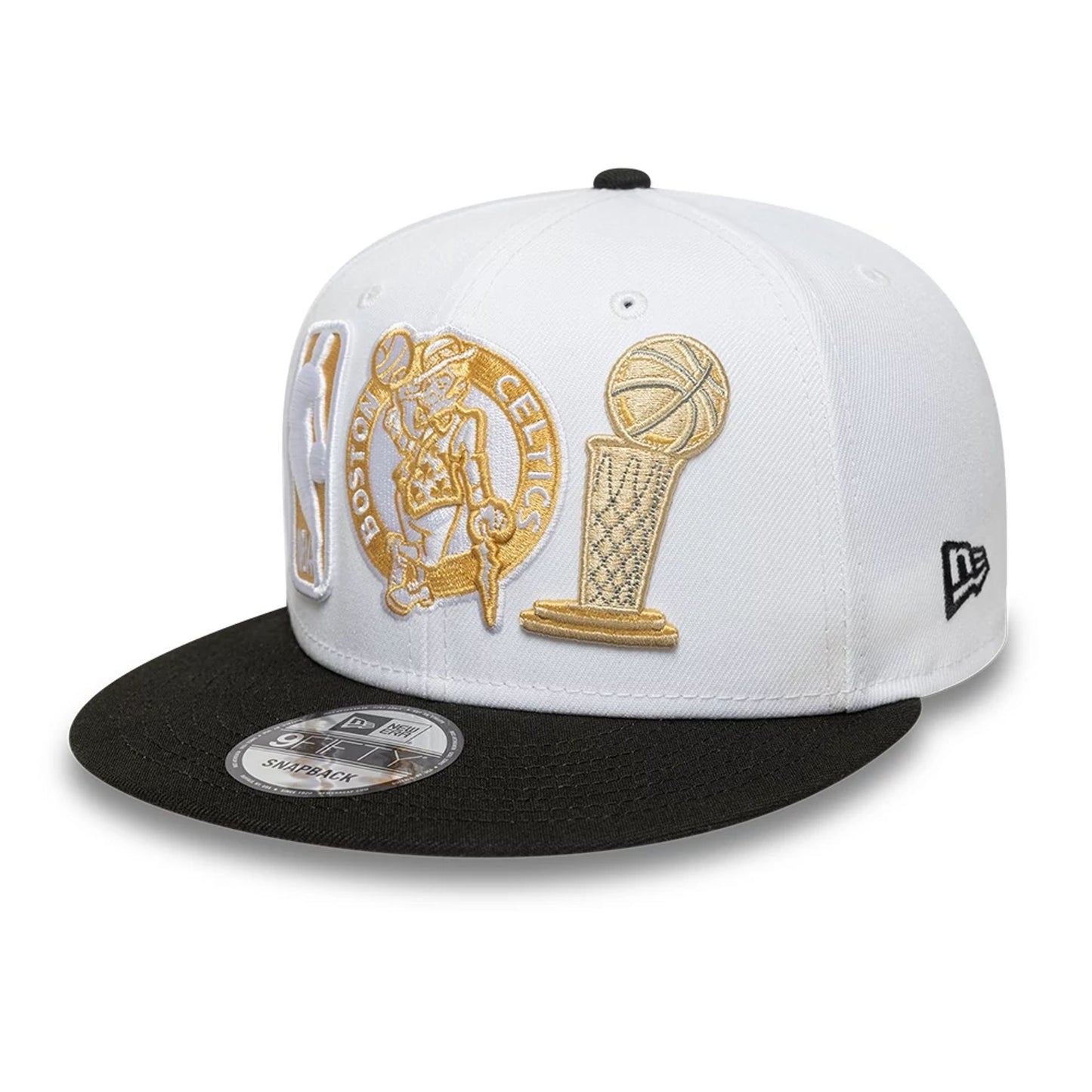 This is a Boston Celtics NBA Ring Ceremony White 9FIFTY Snapback Adjustable Cap 3