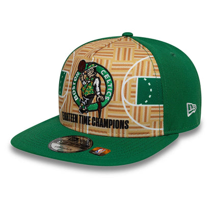 This is a Boston Celtics 18X Champions Green 9FIFTY A-Frame Adjustable Cap 4