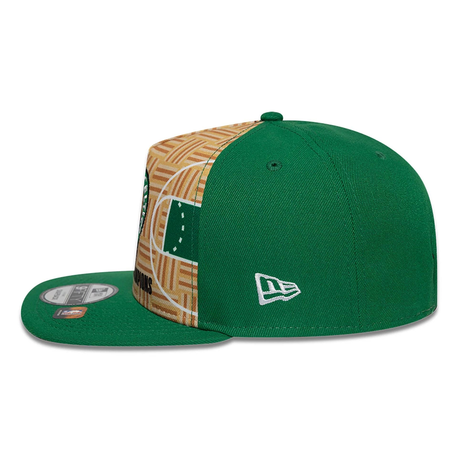 This is a Boston Celtics 18X Champions Green 9FIFTY A-Frame Adjustable Cap 7