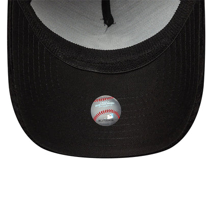 This is a New York Yankees MLB Cord Black 39THIRTY A-Frame Stretch Fit Cap 5