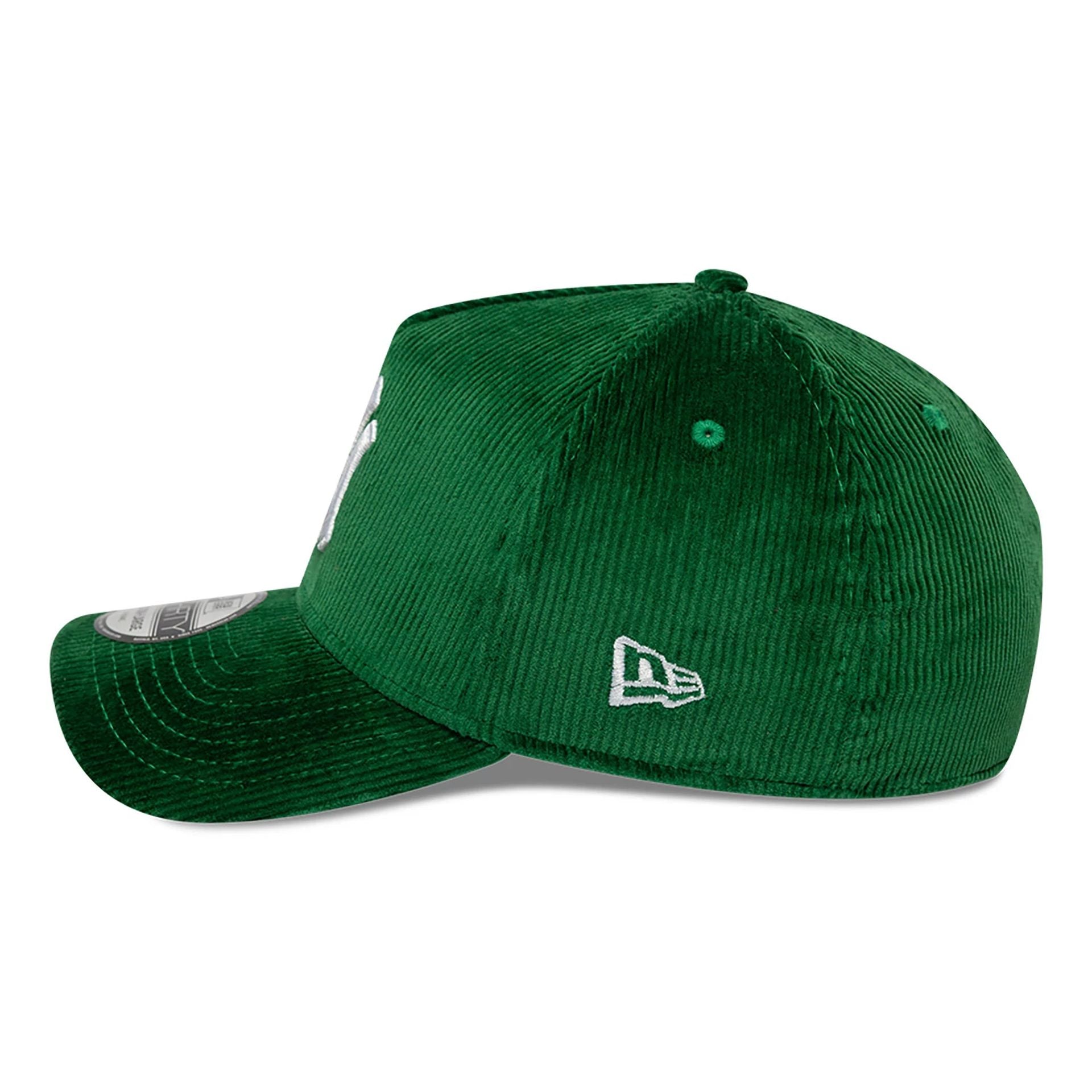 This is a New York Yankees MLB Cord Dark Green 39THIRTY A-Frame Stretch Fit Cap 6