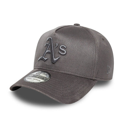 This is a Oakland Athletics MLB Suede Grey 39THIRTY A-Frame Stretch Fit Cap 1