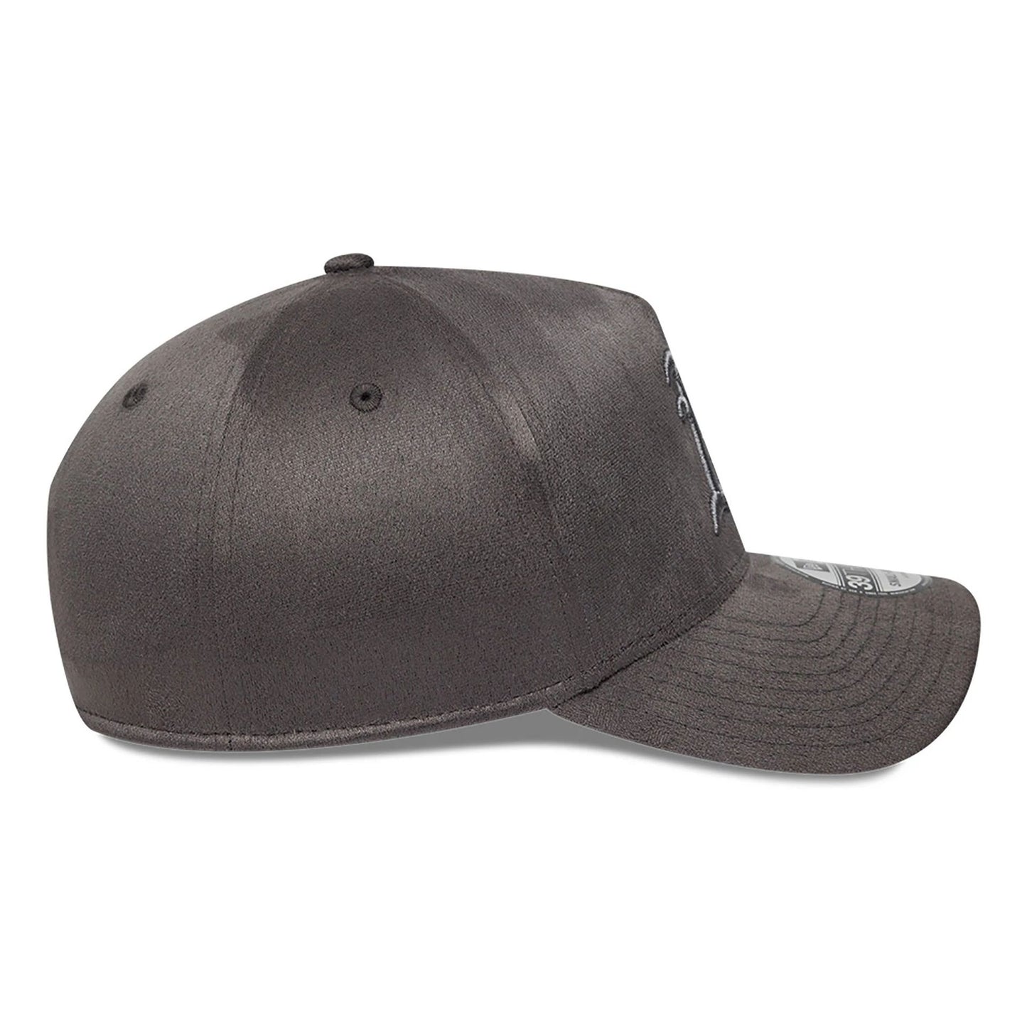 This is a Oakland Athletics MLB Suede Grey 39THIRTY A-Frame Stretch Fit Cap 6