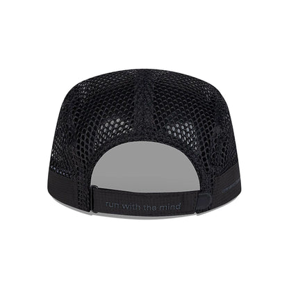 This is a Hermanos Koumori x New Era Black Camper Adjustable Cap 5