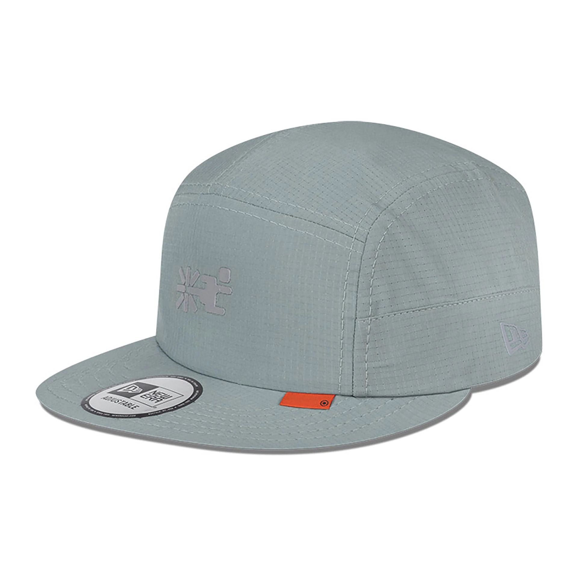 This is a Hermanos Koumori x New Era Grey Camper Adjustable Cap 1