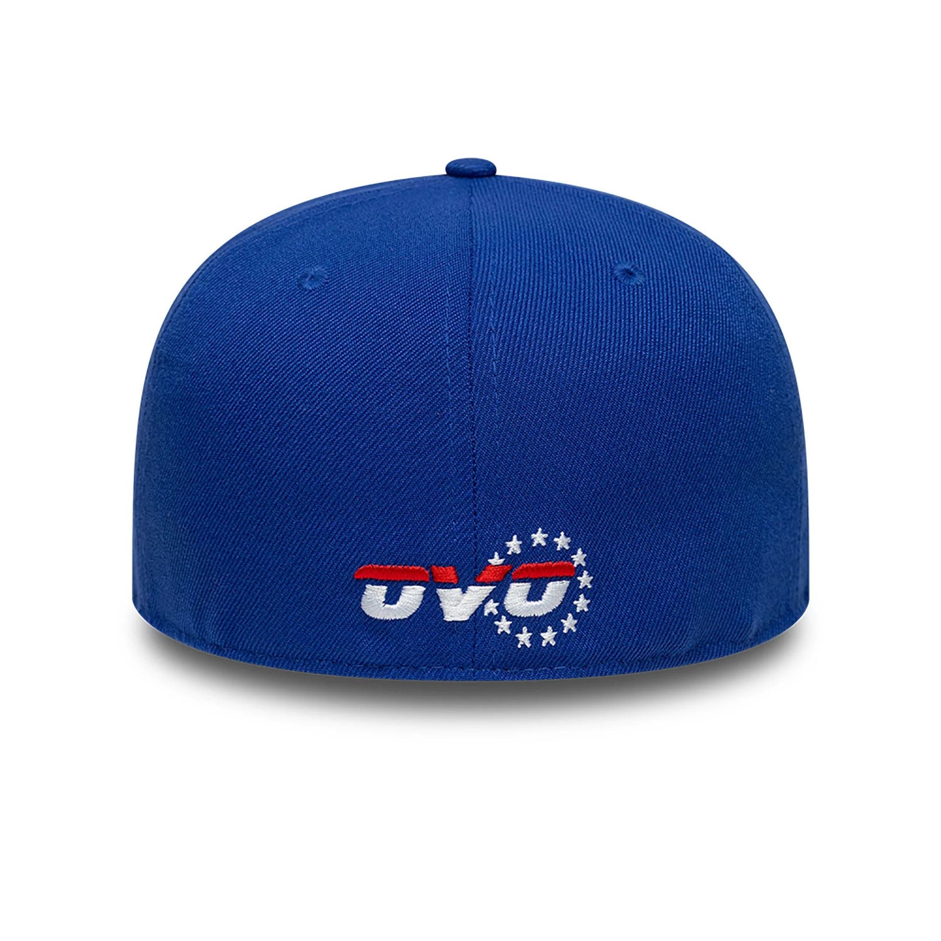 This is a Philadelphia 76ers OVO x NBA 2024 Blue 59FIFTY Fitted Cap 5