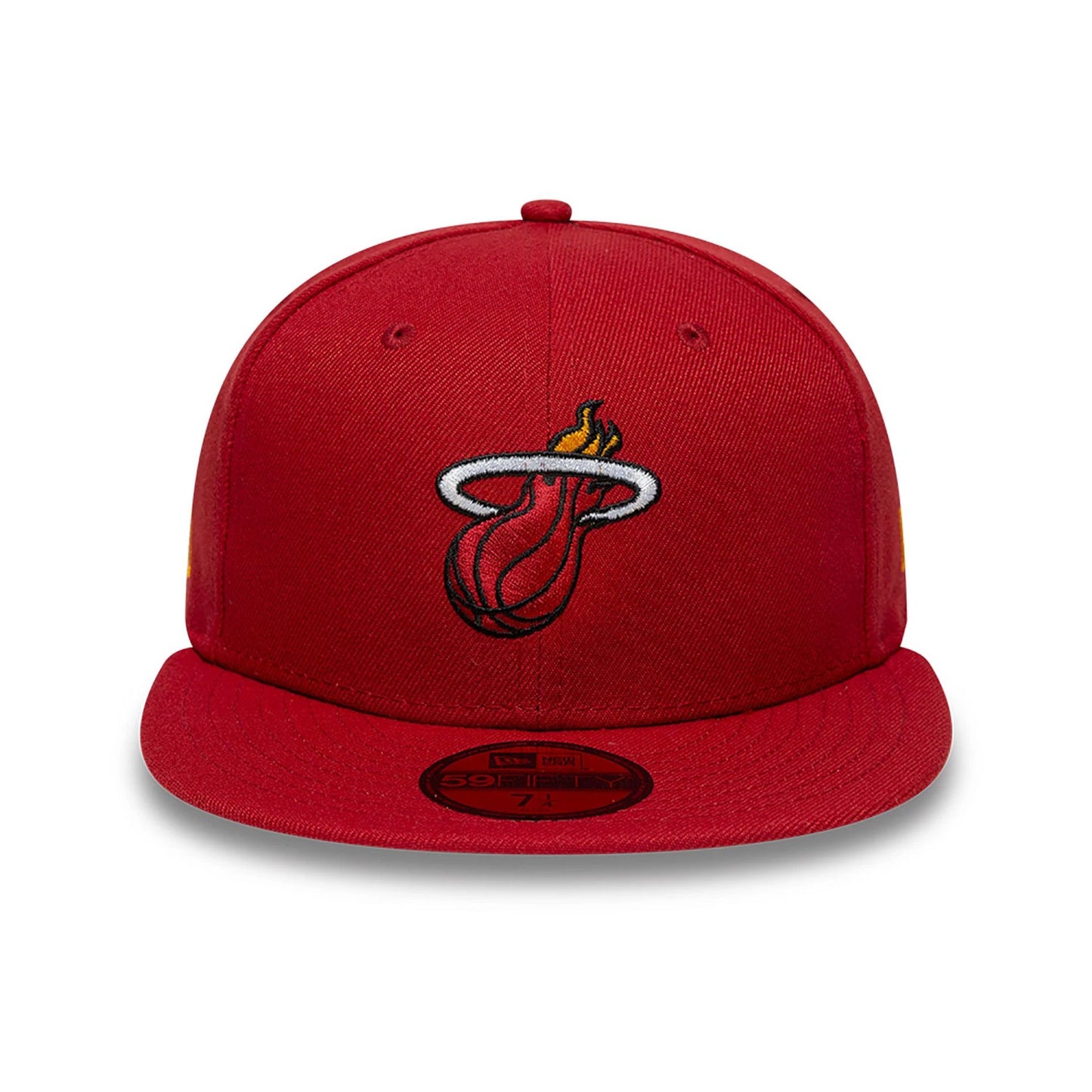 This is a Miami Heat OVO x NBA 2024 Dark Red 59FIFTY Fitted Cap 3